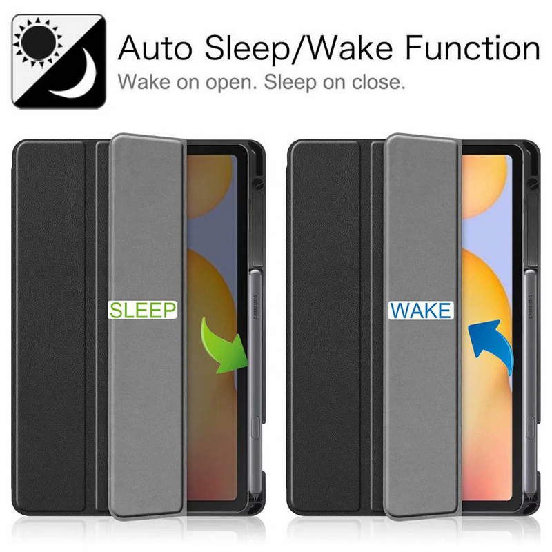 Torbica za Samsung Galaxy Tab S6 Lite 10.4 2022 2020 SM-P610/P613/P615/P619 Mekana silikonska maska za pametni tablet s držačem za olovke