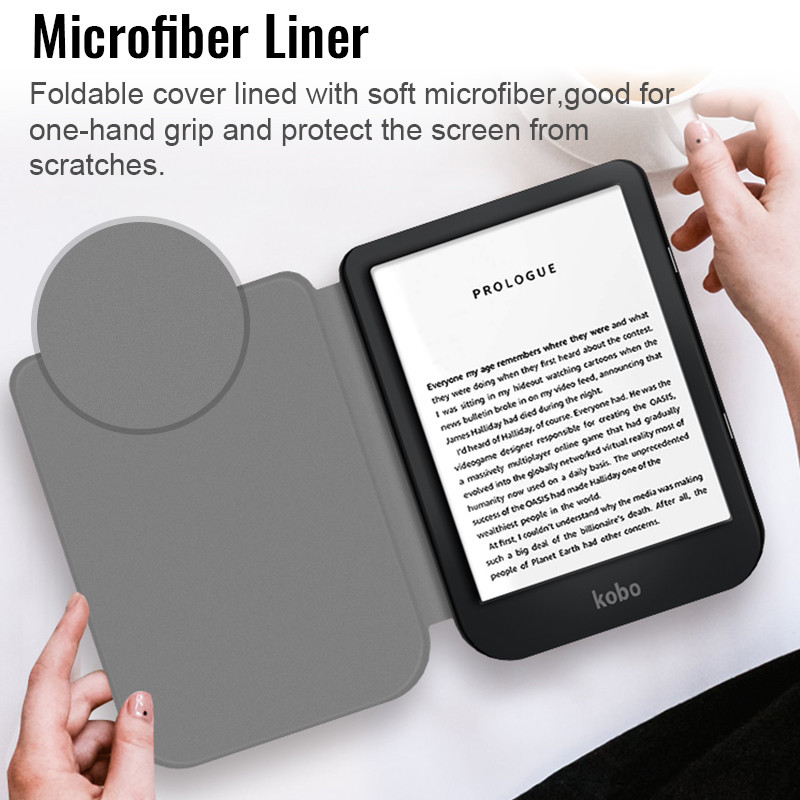 Torbica za Kobo Nia Ereader Funda Cover Lagana automatska navlaka za spavanje Ereader Zaštitna kapa za Kobo Ereader