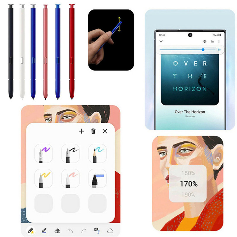 Kapacitív stylus toll Samsung Galaxy Note 10/10 Plus/N960/N965 kapacitív rezisztív okostelefon ceruzához