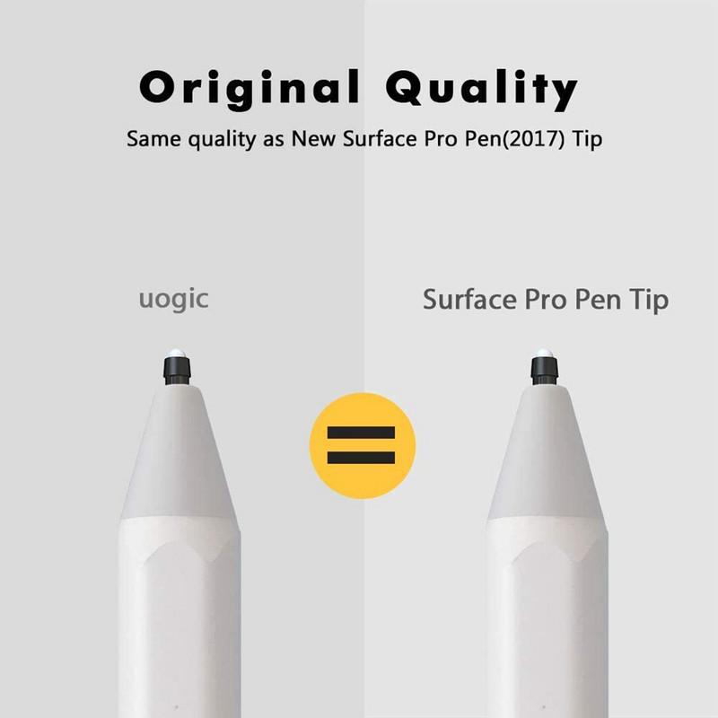 3 bucăți HB Reumple penit durabil excelent, cu sensibilitate ridicată pentru Surface Pro4/5/6/7 Surface Pro, vârfuri de stilou cu suprafață fină Înlocuiți