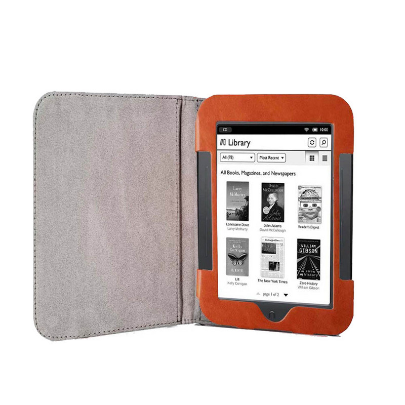 Husă pentru cărți Barnes& Noble Nook 2 Touch Ereader Ebook Folio Husă de buzunar Husă de buzunar Nook 3 Geantă simplă