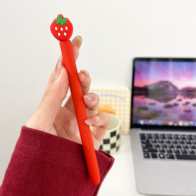 Kawaii slatke mekane silikonske maske za Samsung S6 Lite S7 S8 S7+ S8+ Tablet Touch Pen Stylus Cover Anti-fall Zaštitna torbica