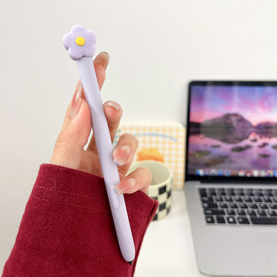 Kawaii slatke mekane silikonske maske za Samsung S6 Lite S7 S8 S7+ S8+ Tablet Touch Pen Stylus Cover Anti-fall Zaštitna torbica