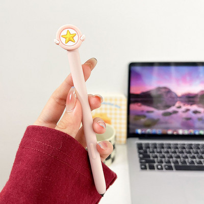 Kawaii slatke mekane silikonske maske za Samsung S6 Lite S7 S8 S7+ S8+ Tablet Touch Pen Stylus Cover Anti-fall Zaštitna torbica