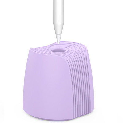 Pentru Apple Pencil 1/2 Suport din silicon Suport încărcător Stație de încărcare stilou portabil Adaptor Dock Bază anti-alunecare Accesorii pentru tablete