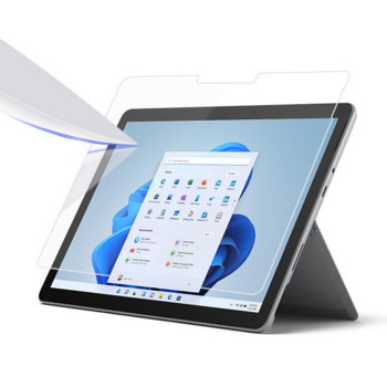 9H закалено стъклено протектор за екран за Microsoft Surface Go 3 2021 10,5-инчов таблет Go3 HD прозрачно фолио без балончета, устойчиво на надраскване
