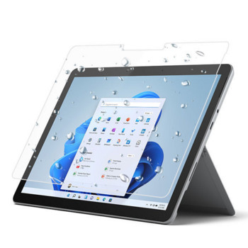 9H закалено стъклено протектор за екран за Microsoft Surface Go 3 2021 10,5-инчов таблет Go3 HD прозрачно фолио без балончета, устойчиво на надраскване