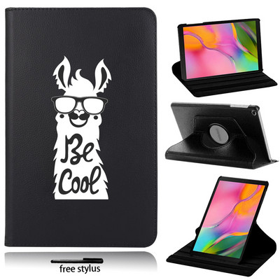 360 pöörlev tahvelarvuti ümbris Samsung Galaxy Tab A 10,1" 2019 T510 T515 ümberpööratava valge pildiga aluse kate sobib Tab S6 Lite P610