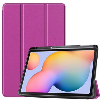 Για Samsung Galaxy Tab S6 Lite Θήκη P610 P615 10,4 ιντσών με θήκη για μολύβι Τριδιπλωμένη θήκη Κέλυφος tablet για Tab S6 Lite 2022