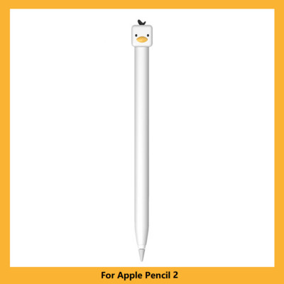 Apple Pencil 1/2 futrālim iPad planšetdatora skārienpildspalvai Stylus karikatūras aizsarguzmavas vāciņš, silikona zīmuļu futrāļi