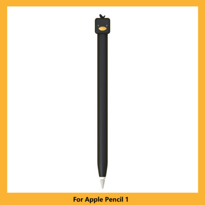 Apple Pencil 1/2 futrālim iPad planšetdatora skārienpildspalvai Stylus karikatūras aizsarguzmavas vāciņš, silikona zīmuļu futrāļi