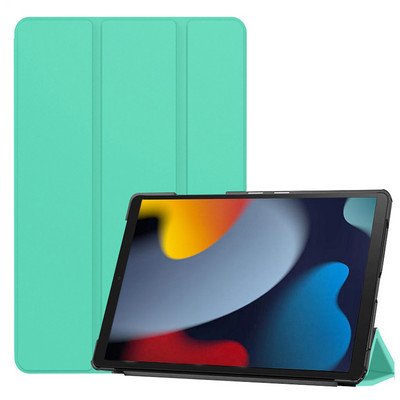 Funda ipad 10.2 2021 tok PU bőr, háromszoros ebook tok iPad 9 készülékhez 10.2 tok táblagépek hüvely iPad 9. generációs állvány borító