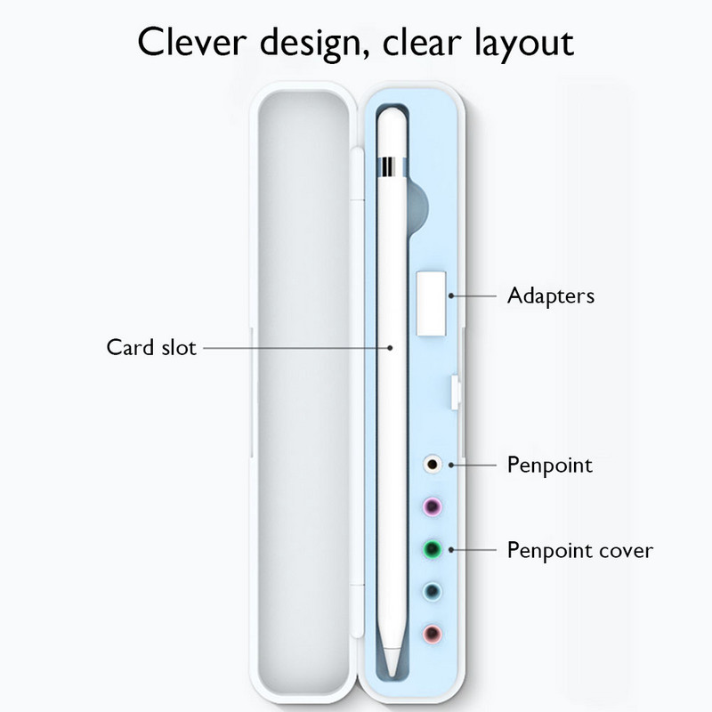 Držač za olovke Prijenosna putna torbica s tvrdim koricama Dodaci za olovke za Apple Pencil Torbica za nošenje Kutija za pohranu Prijenosna navlaka