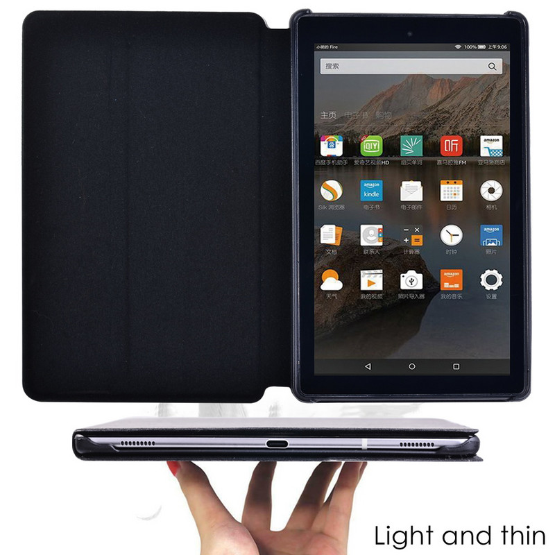 Futrola za tablete za Amazon Fire HD 10 (5./7./9.)/Fire HD 8 (7./8./10. generacija)/Fire 7 (5./7./9.) maska + olovka