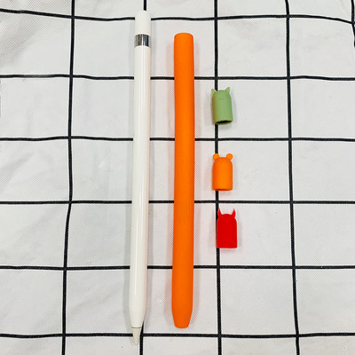 Keturių dalių / rinkinys TPU silikoninis apsauginis maišelio dangtelio laikiklio dangtelis, skirtas Apple pieštukui 1 2 priedai, apsaugantis nuo įbrėžimų dėklas