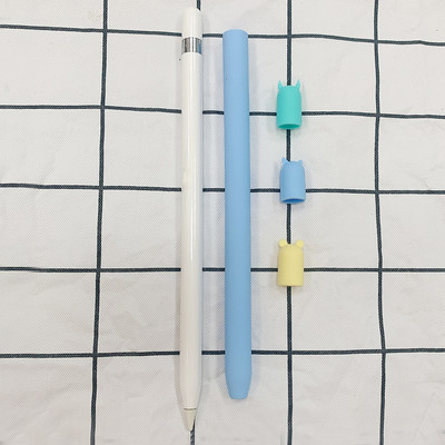 Keturių dalių / rinkinys TPU silikoninis apsauginis maišelio dangtelio laikiklio dangtelis, skirtas Apple pieštukui 1 2 priedai, apsaugantis nuo įbrėžimų dėklas