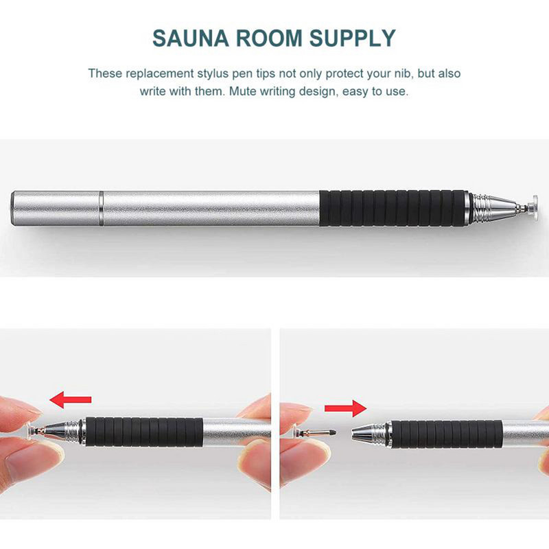 12 tk universaalne asendusots mahtuvuslik puutepliiats puutetundliku ekraaniga pliiatsi otsad silikoonist asenduspliiatsi otsik tahvelarvuti mobiiltelefonile