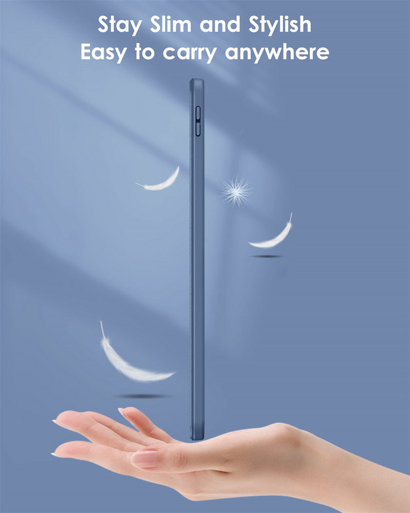 Apple iPad Mini táblagép tok 1 2 3 4 5 6 7,9 8,3 2012 2013 2014 2015 2019 2021 Mágneses puha szilikon flip intelligens fedél