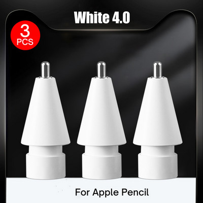 Zamjena metalnih vrhova za Apple Pencil 1. 2. generacije iPad Stylus Transparent 4.0 dvoslojna olovka s dodirnim zaslonom