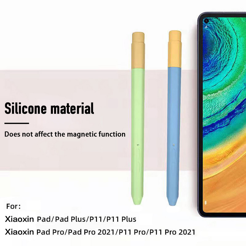 Pentru Lenovo Xiaoxin Pad Plus / P11 Plus Initiative Capacitor Pen Husă de protecție din silicon pentru Xiao Xin Pad Pro / P11 Pro 2021