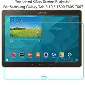 Átlátszó LCD kijelzővédő fólia Samsung Galaxy Tab S 10,5" SM-T800 T805 robbanásbiztos 0,3 mm HD edzett üveg prémium 9D filmhez