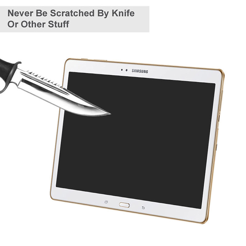 Átlátszó LCD kijelzővédő fólia Samsung Galaxy Tab S 10,5" SM-T800 T805 robbanásbiztos 0,3 mm HD edzett üveg prémium 9D filmhez