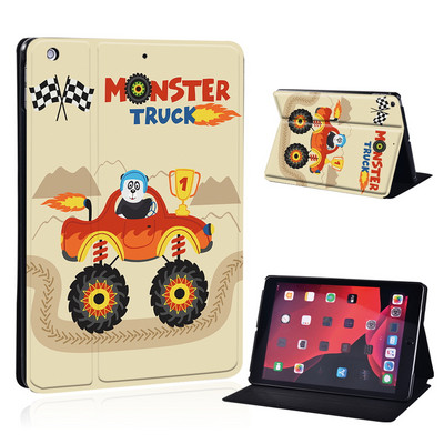 Mielas animacinio filmo planšetinio kompiuterio dėklas, skirtas iPad Air 4 10,9 2020 IPad 10,2 7-asis 8-asis sulankstomas stovo dangtelis, skirtas Air 3 10,5 Air 1 2 9,7 5-as 6-asis Mini 4 5