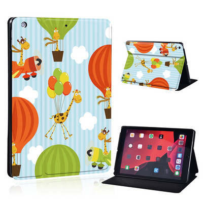 Mielas animacinio filmo planšetinio kompiuterio dėklas, skirtas iPad Air 4 10,9 2020 IPad 10,2 7-asis 8-asis sulankstomas stovo dangtelis, skirtas Air 3 10,5 Air 1 2 9,7 5-as 6-asis Mini 4 5