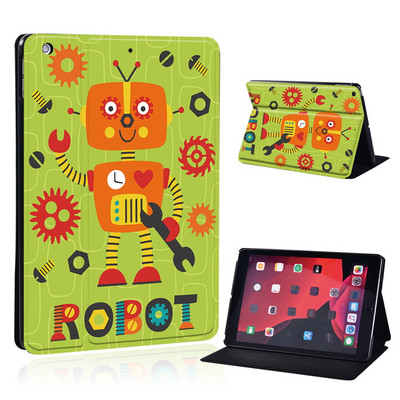 Mielas animacinio filmo planšetinio kompiuterio dėklas, skirtas iPad Air 4 10,9 2020 IPad 10,2 7-asis 8-asis sulankstomas stovo dangtelis, skirtas Air 3 10,5 Air 1 2 9,7 5-as 6-asis Mini 4 5