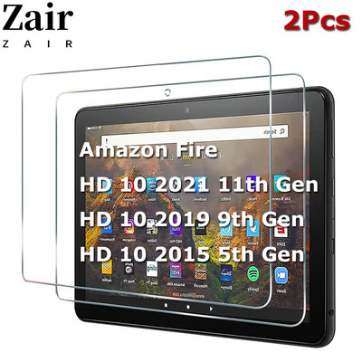 2 бр. Защитно фолио от закалено стъкло против надраскване за Amazon Kindle Fire HD 10 2015 2019 2021 5th 9th 11th Gen