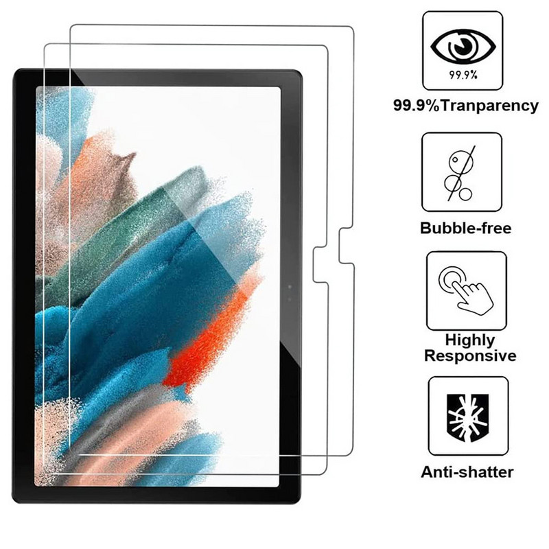 Za Samsung Galaxy Tab A8 10.5 2021 Kaljeno staklo Zaštitno staklo SM-X200 SM-X205 Tablet Bubble Free HD prozirna zaštitna folija