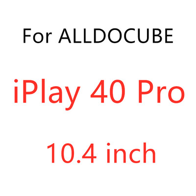 9H grūdinto stiklo ekrano apsauga, skirta ALLDOCUBE iPlay 20 Pro 20S 20P 10.1"/ iPlay 40H 40 Pro iPlay40 10.4" planšetiniam kompiuteriui HD skaidri plėvelė