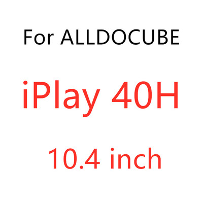 9H grūdinto stiklo ekrano apsauga, skirta ALLDOCUBE iPlay 20 Pro 20S 20P 10.1"/ iPlay 40H 40 Pro iPlay40 10.4" planšetiniam kompiuteriui HD skaidri plėvelė