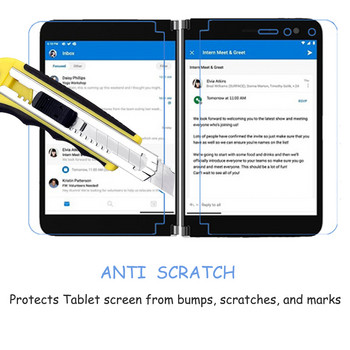 2PCS Взривозащитен филм за таблет за Surface Duo Duo2 2 Screen Protector Hd Clear Left and Right Screen Protector Film