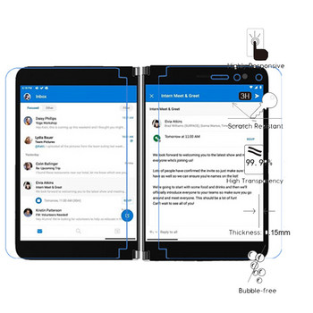 Αντιεκρηκτική ταινία tablet 2 τεμαχίων για Surface Duo Duo2 2 Screen Protector Hd Clear Left and Right Screen Protective Film