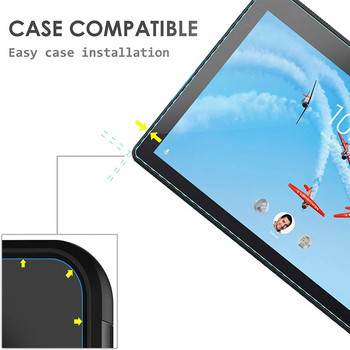 (2 συσκευασίες) Tempered Glass For Lenovo Tab P10 10.1 TB-X705L/X705F/X705M Anti-Scratch Full Coverage Protector Screen Protector Film Tablet