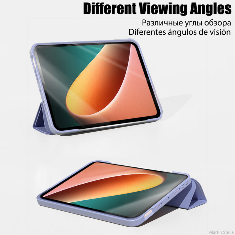 Husă originală din silicon pentru Xiaomi Mi Pad 5 Pro Global Tablet Android Funda pentru Mipad 5 Pro 2021 Accesorii pentru husă inteligentă de 11 inci