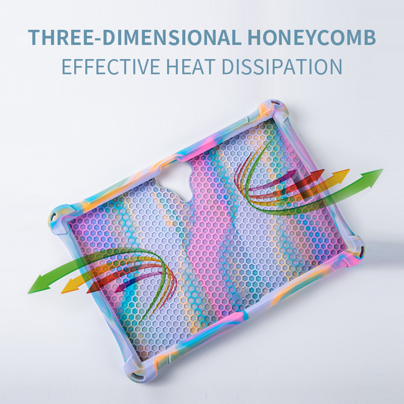 10.1'' Univerzalna mekana silikonska torbica za 10 10.1 inčni Android Tablet PC otporan na udarce Stražnji poklopac Zaštitna školjka L 9.45 W 6.42 inča