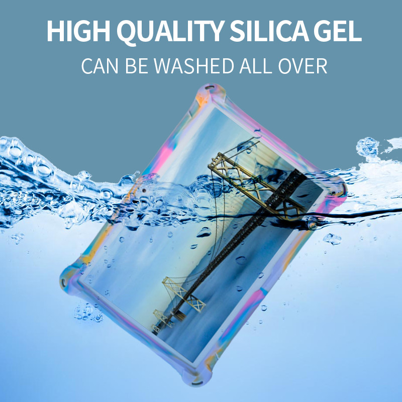 10.1'' Univerzalna mekana silikonska torbica za 10 10.1 inčni Android Tablet PC otporan na udarce Stražnji poklopac Zaštitna školjka L 9.45 W 6.42 inča