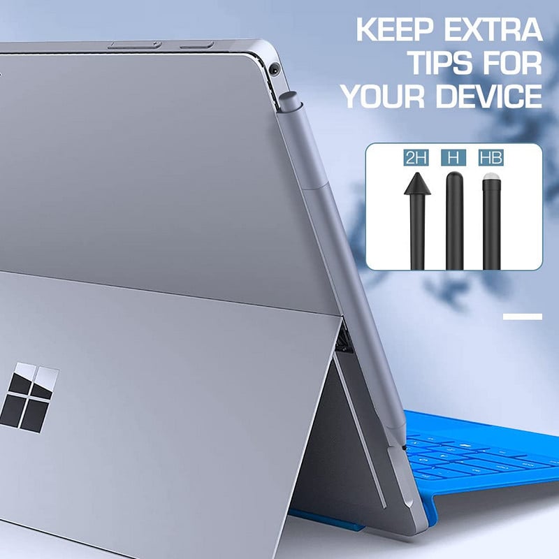 3 buc. Vârfuri stilou originale Kit durabil de înlocuire Vârf stilou HB 2H H pentru Microsoft Surface Pro 7 6 5 4 Book / Studio / Go 1 2