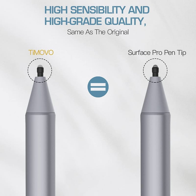 3 buc. Vârfuri stilou originale Kit durabil de înlocuire Vârf stilou HB 2H H pentru Microsoft Surface Pro 7 6 5 4 Book / Studio / Go 1 2