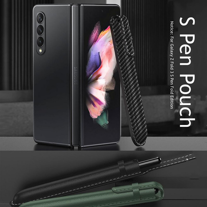 Jutiklinio ekrano rašiklio dėklas Apsauginis rašiklio maišelio dangtelio laikiklis, suderinamas su Samsung Zfold3s Fold2 S Pen Touch Pen priedais