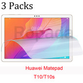 3 iepakojumi mīksto PET ekrāna aizsargplēvi Huawei Matepad T10 T10s T 10 10S planšetdatora aizsargplēvei