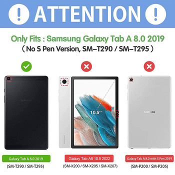 Стъклен протектор за екран за Samsung Galaxy Tab A 8.0 2019 T290 T295 T297 Защитно фолио за таблет за Tab A8 и S Pen P200