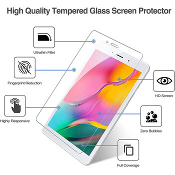 Προστατευτικό οθόνης από σκληρυμένο γυαλί για Samsung Galaxy Tab A 8.0 2019 T290 T295 T297 Προστατευτική μεμβράνη tablet για Tab A8 & S Pen P200
