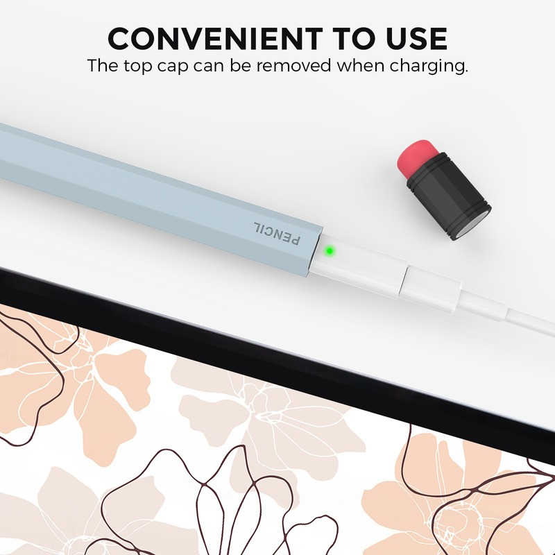 Szilikon védőtok Apple Pencilhez 1 Retro ceruza csúszásgátló ceruzaborító Csúszásgátló ceruza szilikon tok Apple ceruzához