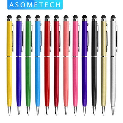 10 buc. stilou universal 2 în 1 pentru desen cu ecran capacitiv Caneta Touch Pen pentru telefon mobil Android tabletă accesorii creion