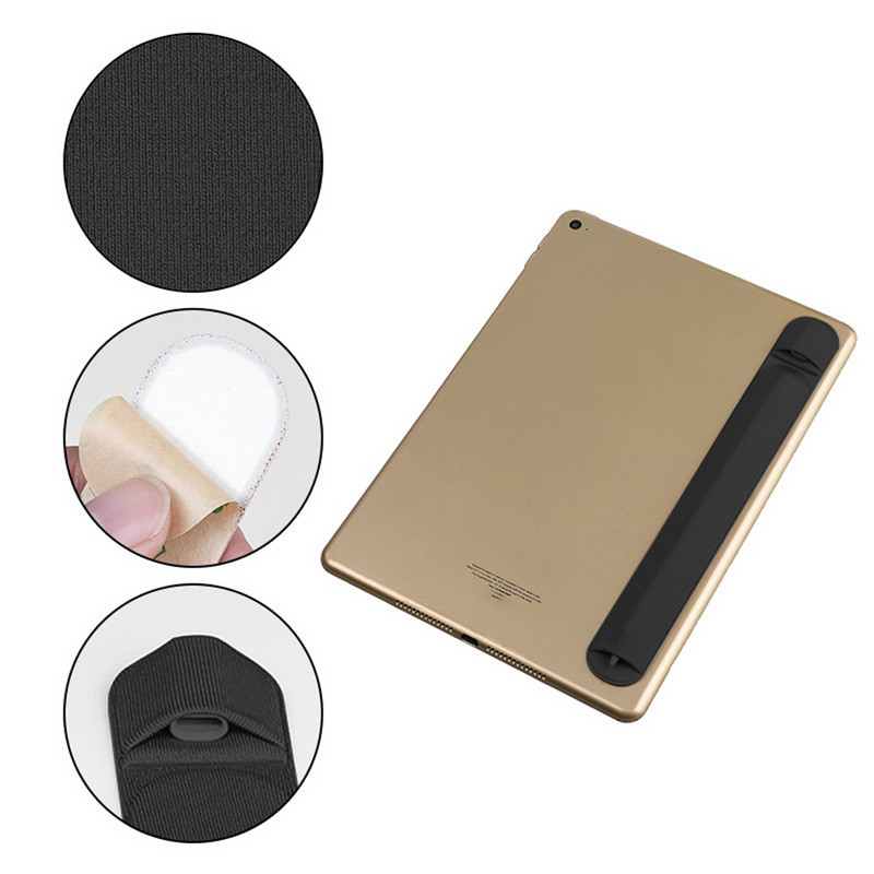 Skirtas Apple rašiklio dėklui, neslystančiam flanelinio dėklo dangtelio lipniam maišelio maišelio lipduko laikiklis Apsauginis patvarus planšetinio kompiuterio pieštuko laikiklis