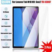 Tablet staklo za Lenovo Tab M10 HD Gen2 10.1" Kaljeni film Sveobuhvatni zaštitnik koji se stvrdnjava otporan na pukotine 2 kom TB-X306F