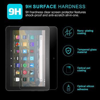 Tempered Glass For Amazon Kindle Fire HD 8 Plus 2020 8.0\'\' Tablet Protective Film For Fire HD 8 HD8 2020 Screen Protector